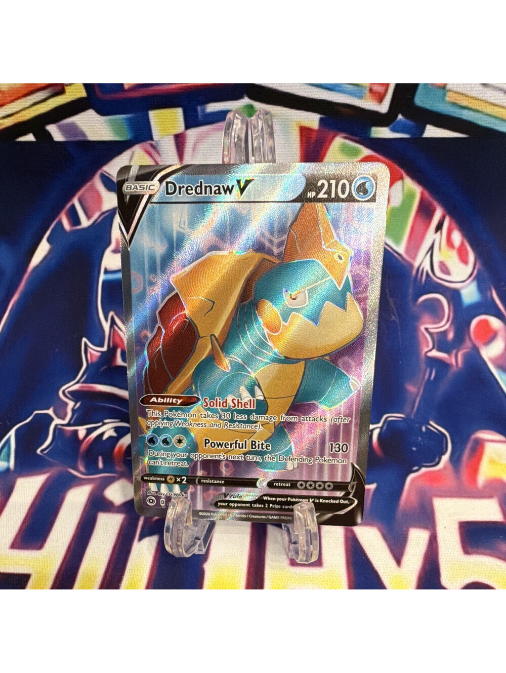 Pokemon Co. Drednaw V 69/73 Champions Path Full Art Holo Ultra Rare ENG